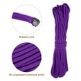 thumbnail image 3 of Uxcell 98Ft 1/3 inch (8mm) Diamond Braided Polypropylene Rope Suitable for Flagpole Camping Crafting, Purple, 3 of 6