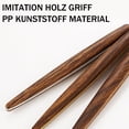 thumbnail image 3 of 16 Piece Wood Surface Matte Gold Head Stainless Steel Flatware Set, Service for 4, 3 of 6