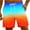 Multicolor_B, variant on IYTR Men Shorts Casual Shorts Beach Shorts with Pockets Lightweight Elastic Waist Drawstring Summer Gradient Color Shorts Multicolor XXXXXL
