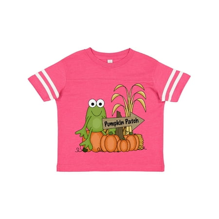

Inktastic Frog at a Pumpkin Patch Gift Toddler Boy or Toddler Girl T-Shirt