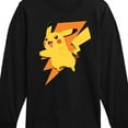 thumbnail image 3 of Pokémon - Pikachu Thunderbolt - Youth Long Sleeve Graphic T-Shirt, 3 of 5