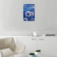 thumbnail image 5 of [2D Flat]Vintage Dandelion Metal Wall Art - 'Sometimes I Just Look Up and Smile' Inspirational Sign with Dandelions & Starry Night Design, 12x8 Inch Rustic Tin Decor for Home, Garden, Office, or Bar, 5 of 7