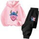 thumbnail image 4 of Sudadera con capucha para niños, jersey de moda Kawaii con estampado de Stitch, dibujos animados de Anime y Manga, ropa informal de otoño para niñas y niños, 4 of 5