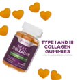 Collagen Gummies with Biotin Hydrolyzed Collagen Peptides Supplement