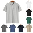 thumbnail image 2 of Men's Heavyweight 250g Pure Cotton Polo Neck Short Sleeve POLO Shirt, 2 of 10