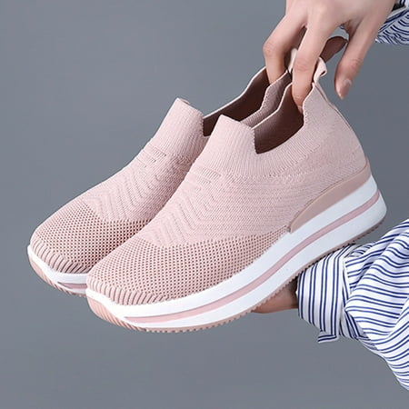 XDDST Womens Flats Comfortable Dressy Women s Breathable Comfortable Fashionable and Versatile Casual Shoes