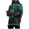 thumbnail image 1 of Men's Loose Printed Hooded Sweatshirt Men's Casual Fashion Sports Sweatshirt5XL, 1 of 3