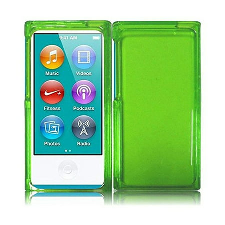 iPod Nano 7th Gen Case, Premium Slim Honey Protective Soft TPU Skin Rubber Silicone Case ShockProof Cover for iPod Nano 7th Gen - Neon