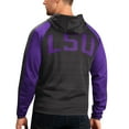 thumbnail image 2 of Men's G-III Sports by Carl Banks Black LSU Tigers Neutral Zone Raglan Full-Zip Track Jacket Hoodie, 2 of 2
