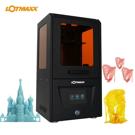 LOTMAXX -10 UV LCD 3D Printer Assembled Innovation with 3.5 Inch Smart Touchscreen 2K High-Resolution Off-Line Printing High Accuracy Mute Printing Easy Leveling 4.7*2.7*6.1 Printing Size