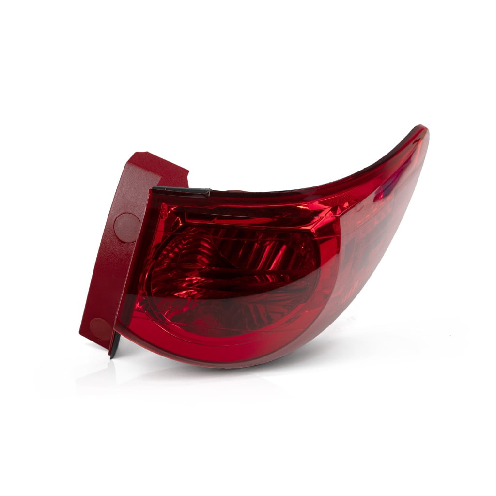 For Chevy Traverse 2009 2010 2011 2012 Tail Light Assembly Passenger Side | Outer | Red Lens | Replacement For GM2801238 | 15912686