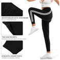 thumbnail image 4 of MLDRA Women’s Jogger Sweatpants with Pockets Yoga Pants High Waisted Cinch Bottom Athletic Lounge Pants for Workout, Running Casual Wear (Black), 4 of 8