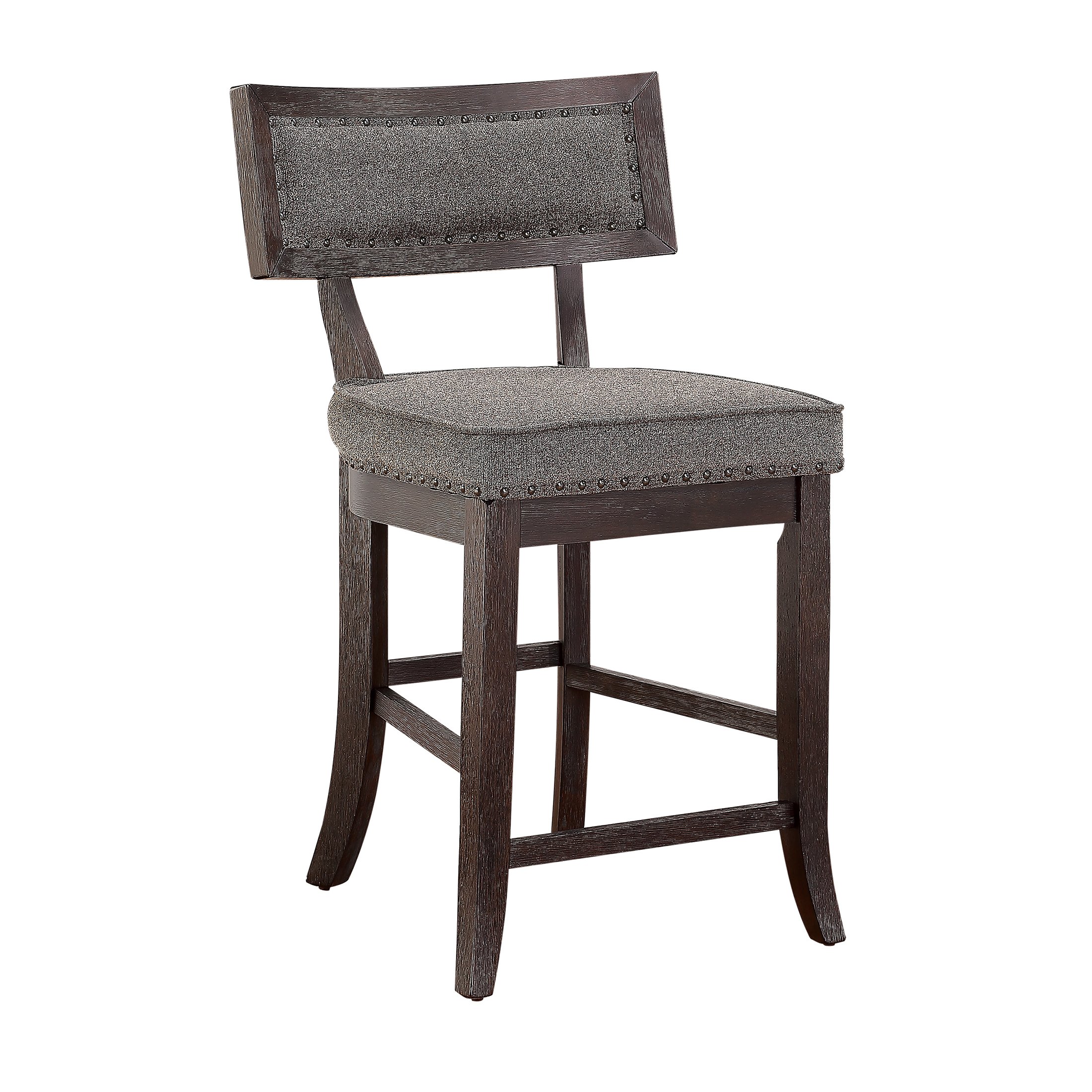 OakvillePark Tryon Counter Height Barstool (Set of 2), Baltimore Espresso