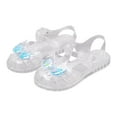 thumbnail image 1 of IUJSOY Sandales en Gelée pour Filles à Bout Fermé Princesse Chaussures d'Été de Robe Pêcheur Eau Plage Plates, 1 of 3