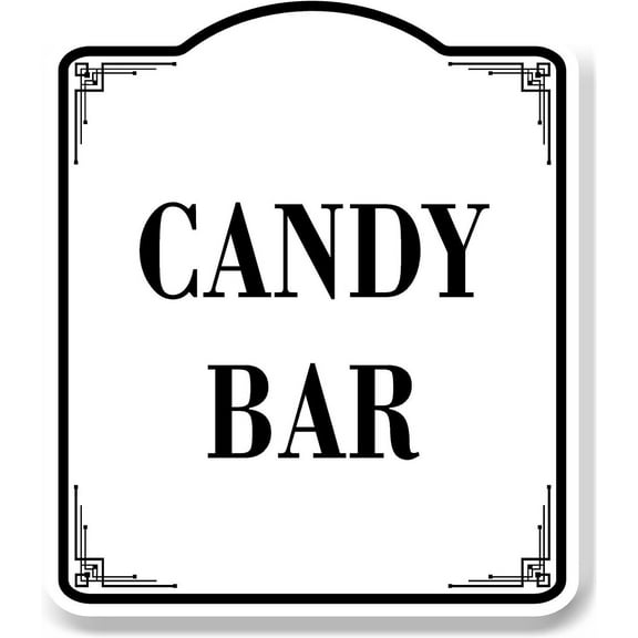 Candy Bar WB Aluminum Composite Sign 8.5''x10''