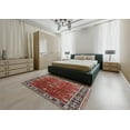 thumbnail image 4 of Ahgly Company Indoor Rectangle Mid-Century Modern Red Oriental Area Rugs, 6' x 9', 4 of 6