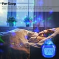 thumbnail image 2 of Dsseng Starry Sky Projector Alarm Clock  Night Light Music Clock with Backlight Gift for Boy Girl, 2 of 9