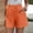 Orange, variant on Athletic Shorts for Women, Cotton Linen High Waisted Drawstring Wide Leg Loose Running Shorts Casual Lightweight Workout Gym Shorts with Pockets