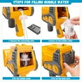 thumbnail image 6 of Bubble Machine Gun, 80 Holes Bubbles Gun Kids Toys for Boys Girls Age 3 4 5 6 7 8 9 10 11 12 Year Old, 6 of 8