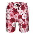 thumbnail image 3 of Fotbe Rose Trajes de Baño Estampados para Hombre, Shorts de Verano de Secado Rápido, Ropa de Playa, Bañadores-X-Large, 3 of 6