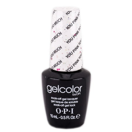 - GelColor by OPI Soak-Off Gel Lacquer nail polish (Color : You Pink Too Much - GC G03)