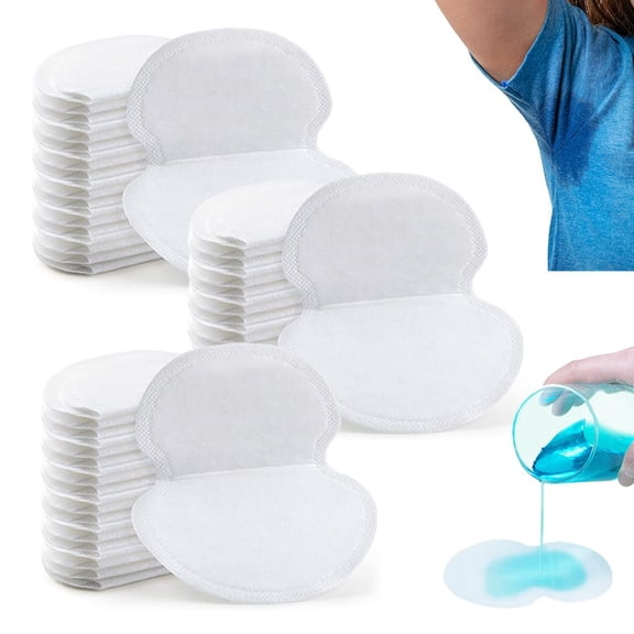 Underarm Sweat Pads, Armpit Pads for Hyperhidrosis Treatment,For Men and Women Comfortable, Non Visible, Extra Adhesive, Disposable Arm Pit Sweat Guards For Armpit Protection (20)(Q)