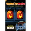 Glowing Pumpkin Window Magic Decoration