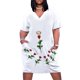 thumbnail image 2 of Vestido holgado con bolsillos de Rose Queen, ropa de verano para mujer., 2 of 7
