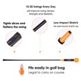 thumbnail image 6 of 40 In. Golf Training Aids for Strength and Tempo Training Golf Swing Trainer Warm-Up Stick Golf Swing Trainer for Outdoor Indoor Practice Chipping Hitting Golf Accessories Orange ChYoung, 6 of 8