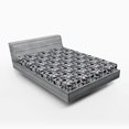 thumbnail image 2 of Ambesonne Exotic Fitted Sheet, Toucan Bird Print Monstera, Queen Size, Soft Blue Pale Grey Rose, 2 of 5