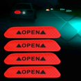 thumbnail image 3 of Pegatinas Reflectantes Para Puertas De Coche, Señal De Calcomanía De Seguridad Autoadhesiva, 4 Piezas Para Alta Visibilidad, Material PET, 5 Opciones De Color, Seguridad En La, 3 of 7
