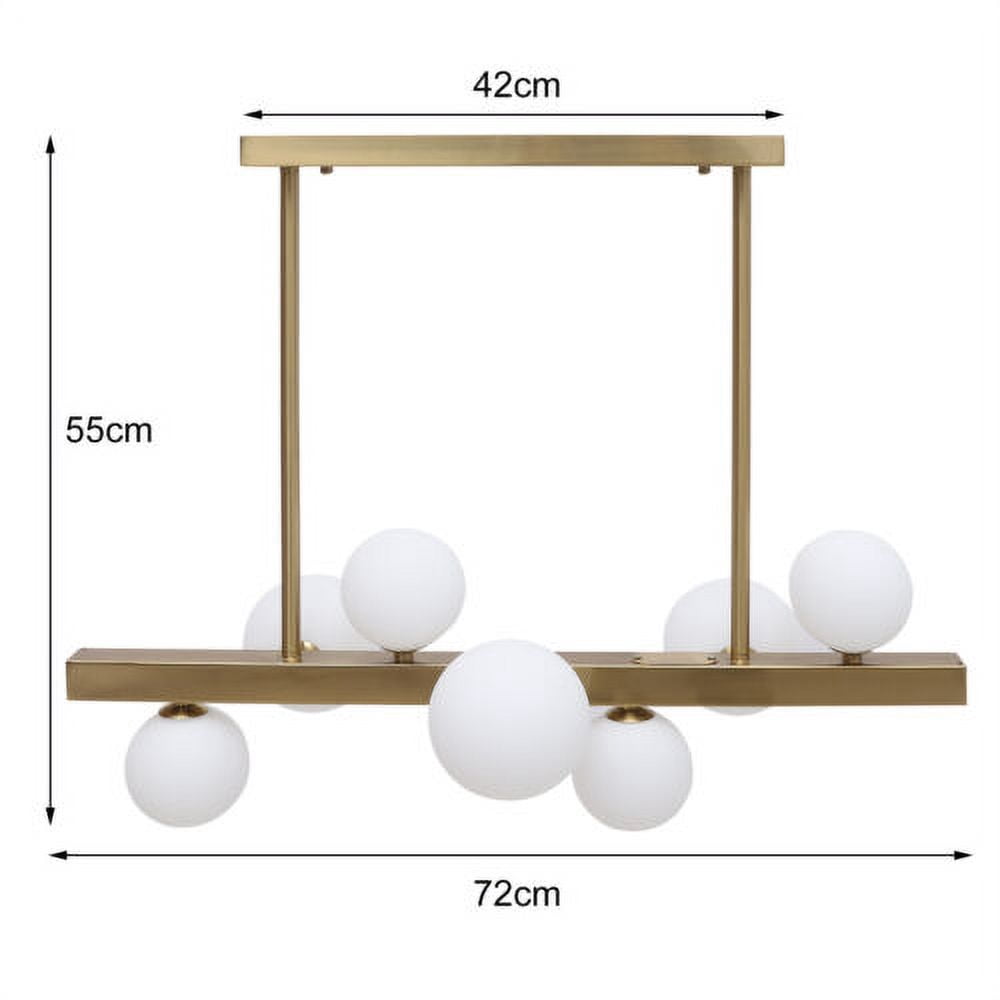 Gold Modern Glass Bubble Pendant Lamp Chandelier Ceiling Light Hanging Fixture