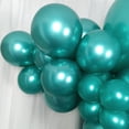 thumbnail image 4 of 100 Pack Chrome Metallic Green Balloons Different Sizes 18 12 10 5 Inch KIRIKOU Party Balloons for Birthday Valentines Baby Shower Bridal Wedding Party Decors, 4 of 5
