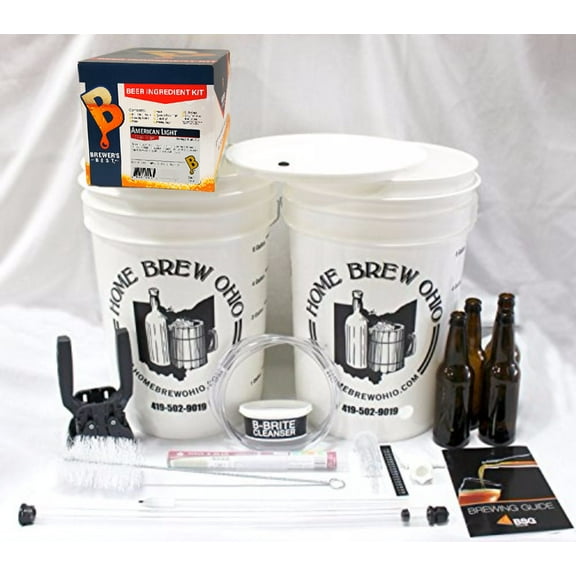 Home Brew Ohio Brewer's Best Basic Homebrew Gift Set-American Light