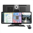 thumbnail image 3 of VONKY Portable 10.26Inch HD IPS Touchscreen Car Stereo Dual Lens Dash Cam DVR Support Wireless Android Auto & with TF CardAndroid Auto Wireless Monitor Convenient 128GB, 3 of 6
