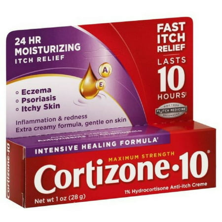 2 Pack - Cortizone-10 Intensive Healing Formula Anti-Itch Creme 1 (Best Anti Itch For Insect Bites)
