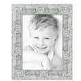 thumbnail image 2 of ArtToFrames 14" x 19" Platinum Baroque Luxe Picture Frame, 14x19 inch Silver Wood Poster Frame (WOM-5265),  Pack, 2 of 7