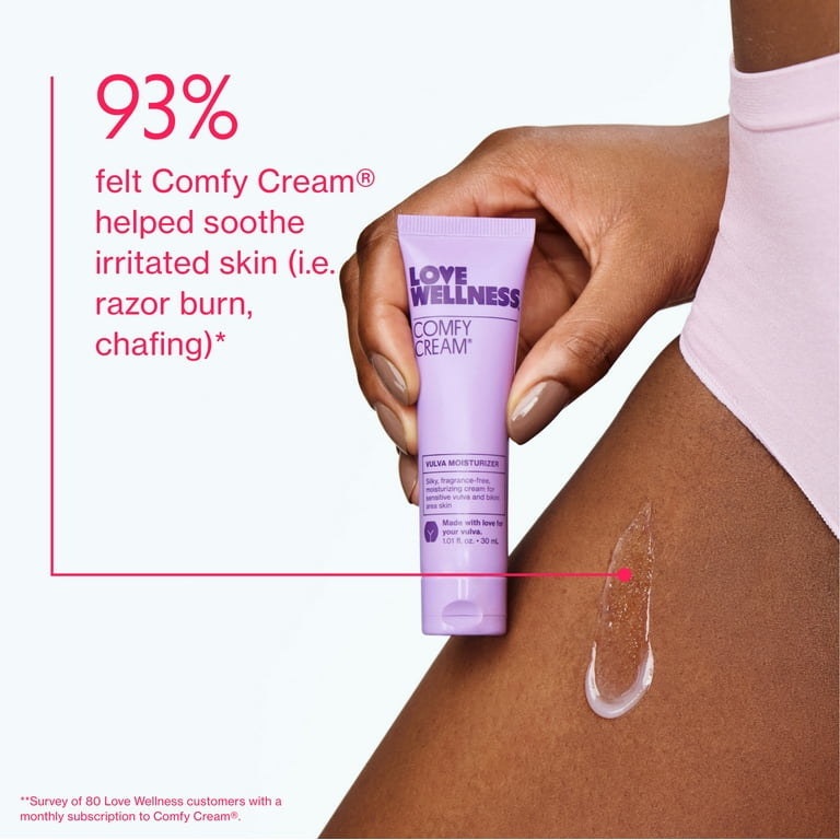フェイスクリーム love Love Wellness Comfy Cream 1 oz Sensitive Skin Moisturizer