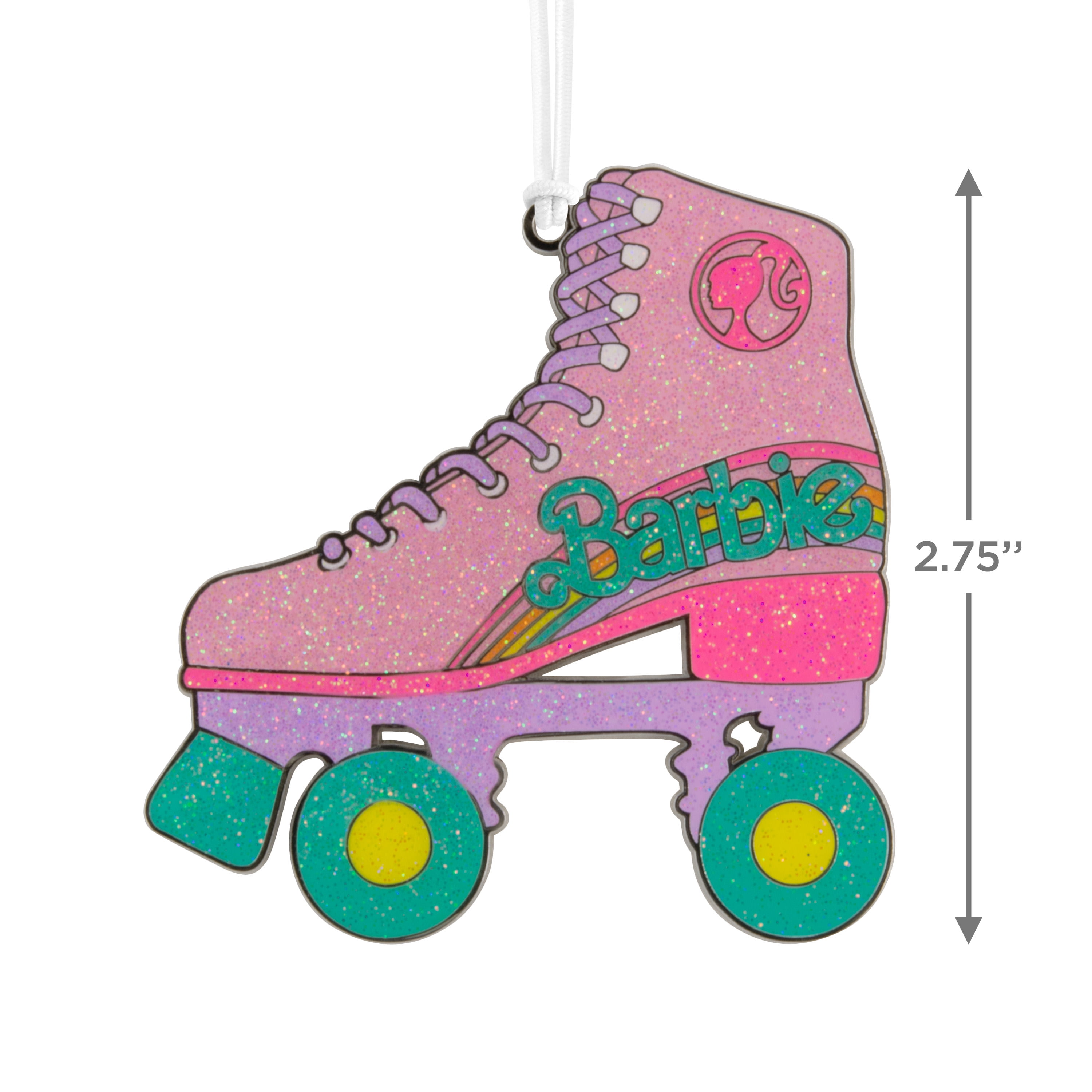 Hallmark Christmas Ornament (Barbie Roller Skate, Metal), 1 count, 1 Count