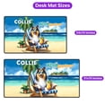 thumbnail image 5 of Collie Hello Summer Beach Theme with Sunglasses and Tropical Cocktail Desk Mat Full Keyboard Mouse Pad Collie Dog Lover Gifts Idea Large Mousepad - 00009, 5 of 5
