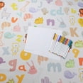 thumbnail image 3 of Highchair Floor Mat, Baby Splat Mat for Under High Chair/Arts/Crafts, Waterproof Spill Mat Non-Slip Splash Mat, Washable Mess Mat and Table Cloth (Alphabet), 3 of 5