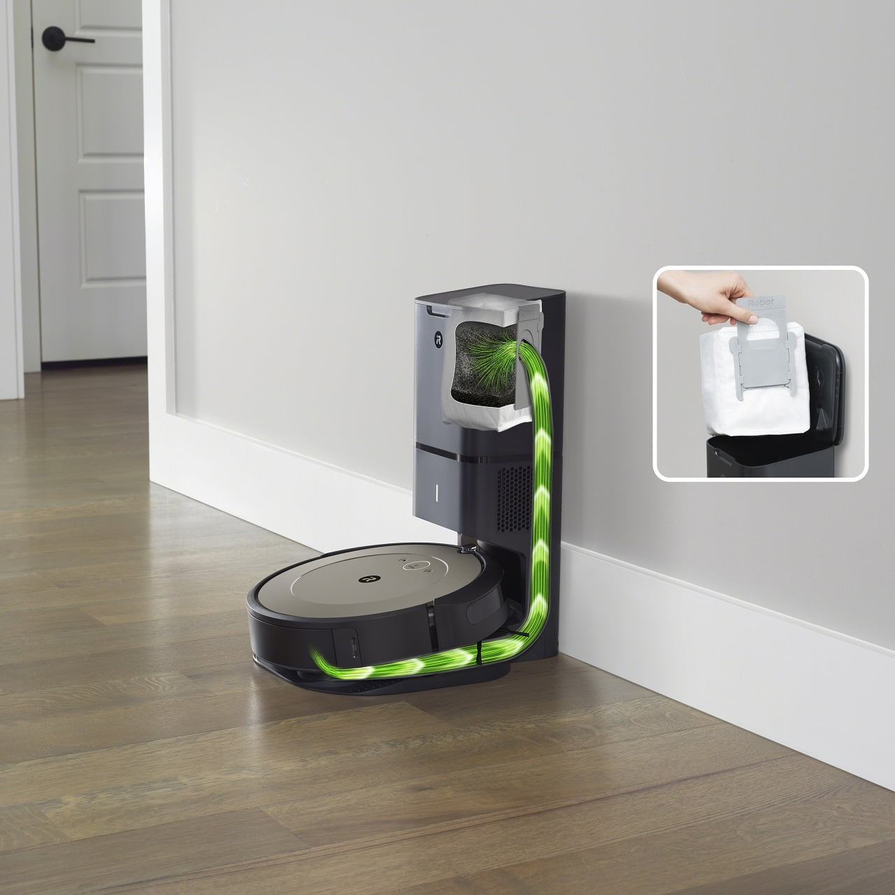 iRobot® Roomba® i1+ (1552) Wi-Fi Connected Self-Emptying Robot 