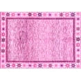 thumbnail image 1 of Ahgly Company Indoor Rectangle Abstract Pink Modern Area Rugs, 5' x 8', 1 of 4
