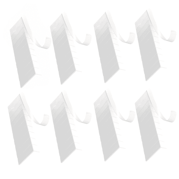 8 Pcs Adjustable Drawer Dividers For Organizing Small Items In Storage PP Material