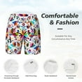 thumbnail image 5 of Balery Mexican Bright Style Mens Swim Trunks Swim Shorts for Men Quick Dry Inseam Beach Shorts with Compression Liner Pocket-Large, 5 of 9