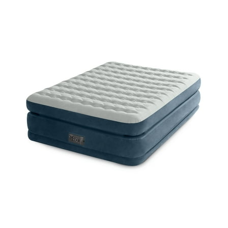 Intex 22in Queen Dura-Beam Control Comfort Air Mattress with Internal Pump