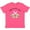 Retro Heather Pink, variant on Inktastic Glamma's Girl- heart flowers Youth T-Shirt
