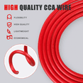thumbnail image 3 of American Terminal ATP8G50RD 8GA 50' Red Power Ground Wire Car Audio Amplifier Marine Cable, 3 of 4
