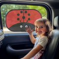 thumbnail image 3 of Yuyamidu Ladybug Car Sunshade Adorable Car Window Shades 2 PCS Universal Rear Side Window Sunshade for Sedan Truck SUV Auto Interior Accessories, Red, 3 of 7