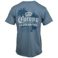 thumbnail image 1 of Corona Extra La Vida Mas Fina Palm Trees Front and Back Print T-Shirt-2XLarge, 1 of 4